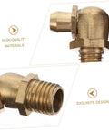 Copper Grease Nipples Assortment Kit For Hydraulic Systems, 106 Pcs Zerk Fittings M6 M8 M10 close-up of fittings design and material