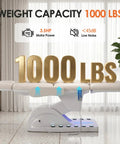 Professional Fully Electric Facial Massage Table With Lift For Estheticians, showing 1000 lbs capacity and controls.