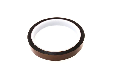 Kapton Polyimide Low Static Adhesive Tape, Three Inch Core, One Mil Thick, Thirty Six Yard Length, Half Inch Width