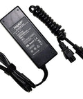 12V 5A AC Adapter Power Supply for Sceptre E and C Series Monitors 20, 22, 24, 27, 32 inches LED LCD with cords visible