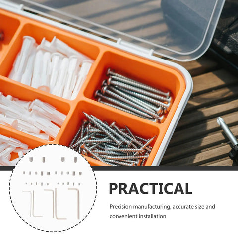 240 Piece Stainless Steel Set Screws Kit with Allen Head Grub Screws in orange plastic case