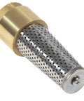 1 Inch Brass Foot Valve No Lead Heavy Duty Workhorse Backflow Preventer With Female Connection visible in front view