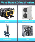 Wide range of applications for Heavy Duty Motor Control Box With Built In AC Contactor 220V 2HP; motors, refrigeration, water pumps, fans