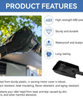 RV Awning Back End Cap For Your Camper Trailer Awnings Idler Drive Front End Cap Replacement Built Tough From Durable Plastic For Lippert And Solera Compatible Awnings Motor Housing Replacement Part, black ABS cap