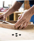 Get This Sweet Silicone Screw Plug Kit With A Cool Slot Design For Furniture And Cabinets And Ensure It Stays Put While Adding Style To Home Decor Today. Black silicone screw hole plugs on wooden furniture