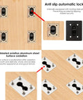 Heavy Lift Spring Socket Wall Plate For Yoga Rehab And Home Studio Panels No Sweat Setup Anchor Mount showing anti-slip design and sandblasted aluminum.