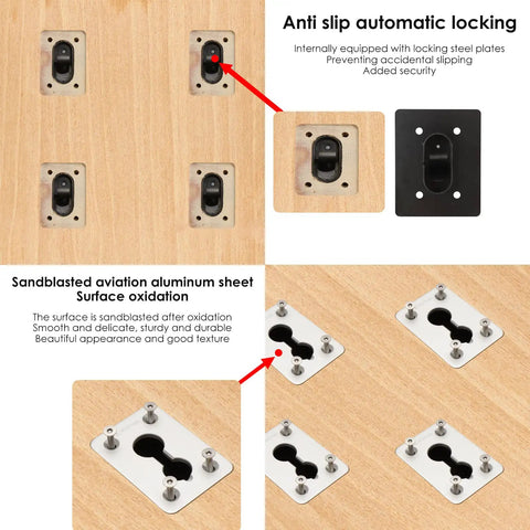 Heavy Lift Spring Socket Wall Plate For Yoga Rehab And Home Studio Panels No Sweat Setup Anchor Mount showing anti-slip design and sandblasted aluminum.