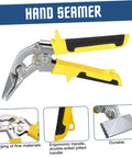 Pro Grade Hand Seamer Tool For Ductwork With Ergonomic Folding Design And Wide Plate Bender For Precision Metal Fabrication
