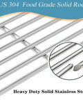 3 Pack 304 Stainless Steel Grill Grates And Emitter Plate Replacement Kit For Char-Broil Infrared Grills Heavy Duty SUS304 7mm Rod