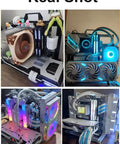 Open Air PC Test Bench Frame for ATX MATX ITX Motherboards Aluminum Bare Chassis With 8mm Magnesium Aluminum Alloy DIY Build Stand