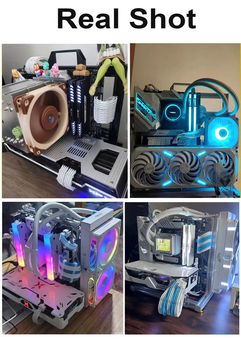 Open Air PC Test Bench Frame for ATX MATX ITX Motherboards Aluminum Bare Chassis With 8mm Magnesium Aluminum Alloy DIY Build Stand