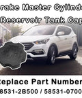 Brake Master Cylinder Reservoir Cap Replacement For Hyundai Accent Elantra Santa Fe Tucson Sonata And Kia Optima Soul Sorento