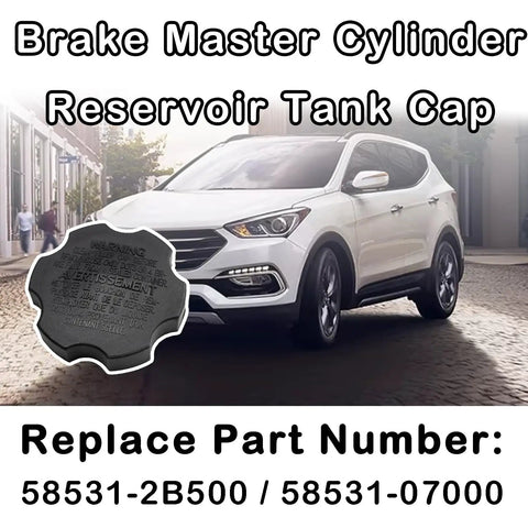 Brake Master Cylinder Reservoir Cap Replacement For Hyundai Accent Elantra Santa Fe Tucson Sonata And Kia Optima Soul Sorento