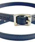 Equestrian Leather Spur Straps Set of 2, 1/2 Inch Wide by 17 Inches Long, Black Leather With Stainless Steel Buckles