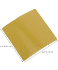 Golden Thermal Label Paper For Shipping And Mailing Self Adhesive Labels With Smooth Surface 5cm square measurement visible