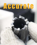 Carbide-tipped annular cutter, 1 in diameter x 2 in depth with Weldon shank for magnetic drill press