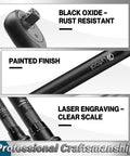 Three Piece Torque Wrench Set With 1/4, 3/8, And 1/2 Inch Drives Click Type Torque Wrenches For Bikes, Motorcycles, Cars, And Workshop Use, Ranging 10-220 In-Lb, 5-45 Ft-Lb, And 10-170 Ft-Lb black oxide finish with laser-engraved scale