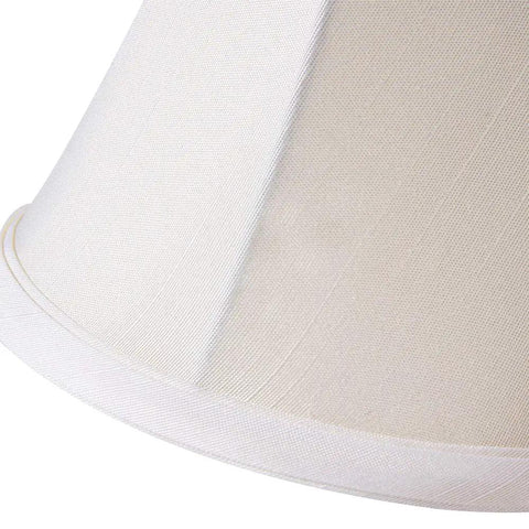 Close-up of cream Chandelier Lamp Shades For Candelabra Bulbs Clip On Fitter 6 Inch Bottom Diameter 3 Inch Top Diameter 5 Inch Tall 6 Pack