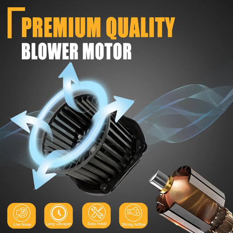 Front Hvac Heater Blower Motor With Fan To Keep Your Ride Fresh and Cool Under Pressure Smooth Operation For C and K Series Pickups Tahoe Suburban and Escalade Built Tough For Real Work, showing premium quality design and airflow direction.