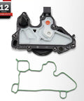 Volkswagen PCV Valve Crankcase Vent Oil Separator Replacement Plug And Play For 1.8T And 2.0T Engines, part and gasket