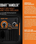 140EZ 120V Wire Feed MIG Welder With Spool Gun For Aluminum, Flux Core And MIG, control panel close-up with settings