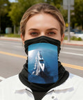 Cooling Neck Gaiter For Men And Women With Yacht Sailboat Print Sun Protection Polyester Breathable Moisture Wicking Face Mask