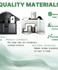 Two Piece PTC Starter Relay And Overload Protector Kit for mini fridges and LG refrigerators, plastic material, detailed view