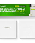 Bathtub And Surface Repair Kit For Chips And Cracks On Bathtubs Tile Ceramic Porcelain And Fiberglass DIY Fix With 8g Repair Material