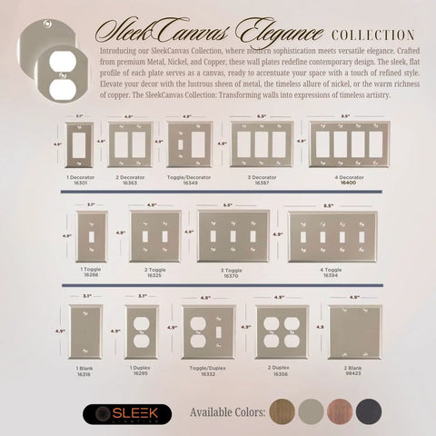 Brushed Nickel Wall Plate Set 4 Pack 1 Gang Duplex Decorator Outlet Covers And Switch Plates Built Tough For Easy Install Display