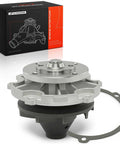 No Sweat Direct Swap Water Pump Compatible With Chevy Malibu Lumina Buick Regal Pontiac Grand Prix Cadillac Engine Cooling Replacement For 2.2L Through 5.0L V6 And V8 Engines with aluminum and rubber components.