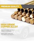 Premium quality 15 Pcs 14Mm Copper Oil Drain Plug Gasket Set for Mercedes showing high-grade copper alloy material.
