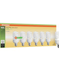 Six Pack Of Twist Cfl Light Bulbs Giving Off Cozy Soft White 2700K Glow With 1600 Lumens Brightness As A Killer One Hundred Watt Replacement
