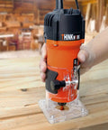 Router Tool 6.5 Amp Wood Router With One And A Quarter HP 30000 RPM Built For Woodworking A Real Workhorse Trim Router Kit in use