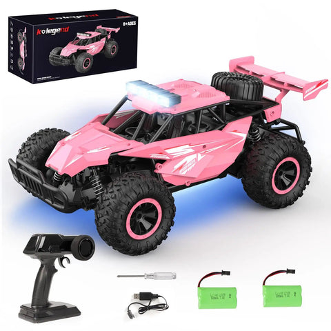 Remote Control Monster Truck For Kids With Crazy Long Battery Life 50 Minute Playtime 1 12 Scale 13 Inch All Terrain RC Truck