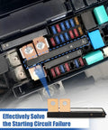 Close-up of 125 Amp Multi Block Fuselink 7 Circuit Main Fuse With Screw Direct Fit for Honda Civic 2016 to 2020.