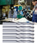 10 Pcs Twist Drill Bit Set With Straight Shank Tungsten Steel Engraving End Mill Bit Kit 8mm Diameter in workshop