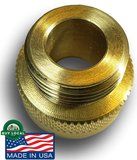 Vacuum Breaker Hose Adapter Turns An Anti Siphon Spigot Into A Straight Through Connection, Easy Garden Hose Conversion, Made In USA
