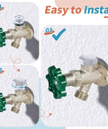 Heavy Duty Metal Vacuum Breaker Repair Kit for Traditional Anti Siphon Frost Free Sillcock Valves Universal Fit installation