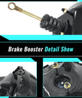 Solid As A Rock Vacuum Power Brake Booster Direct Swap For Chevrolet C1500 C2500 K1500 K2500 Tahoe Suburban 1997 To 2001 Runs Dead Nuts Smooth, showing detailed components and connections.