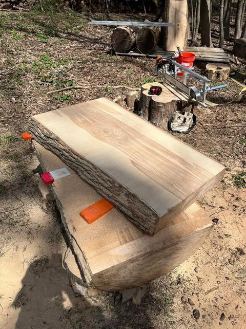 Portable Chainsaw Mill For Lumber And Slabs, Adjustable 14 Inch To 36 Inch Bar, 304 Stainless Steel And Aluminum Construction, Easy Milling Height And Width, Slab Thickness From 0.2 Inch To 11.81 Inch, Durable Home Workshop Tool