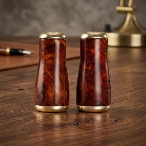 Upgrade Your Setup With A Premium Wooden Reel Handle Knob Featuring An Ergonomic Burl Rosewood Grip For Smoother Casting, Better Control And A Stylish Look On Kayaks Piers Or Rivers Without The Extra Bulk. 16.8mm rosewood reel knobs, pair