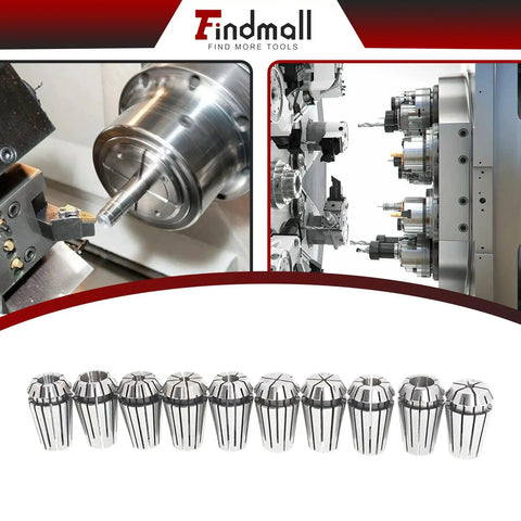 ER16 Spring Collet Set 1 To 10mm For CNC Milling Lathe Tools And Work Holding Engraving Machine High Precision Collets 0.015mm Accuracy