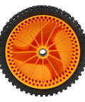 Rear Wheel Drive Gear Sprocket For Mower 5324025-67 5324029-36 Durable Plastic Teeth, Fits M3750 M4553 M53-525, Smooth Power Transfer, No Fuss Install, High-Quality Replacement Part. black and orange plastic mower sprocket with center hub