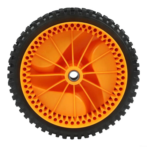 Rear Wheel Drive Gear Sprocket For Mower 5324025-67 5324029-36 Durable Plastic Teeth, Fits M3750 M4553 M53-525, Smooth Power Transfer, No Fuss Install, High-Quality Replacement Part. black and orange plastic mower sprocket with center hub
