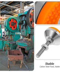 Top Notch Heavy Duty Adjustable Machine Levelers With Carbon Steel Caps And Grippy Rubber Bases For A Rock Solid Setup On Drill Presses And Lathes Pack Of Four in industrial setting.