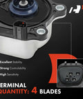 Engine Auxiliary Water Pump For Toyota Corolla And Prius Hybrid 1.8L Inline Four Engines, showing 4 terminal design and sleek structure.
