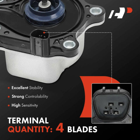 Engine Auxiliary Water Pump For Toyota Corolla And Prius Hybrid 1.8L Inline Four Engines, showing 4 terminal design and sleek structure.