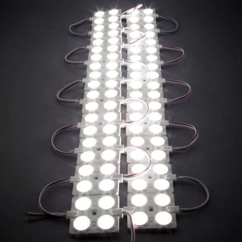 4 LED Sign Modules With 160 Degree White Light 6500K 2.0W Waterproof Backlight For Letters Signs Cuttable 12V DC 5 Strings