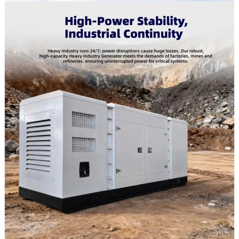 Heavy Duty Portable Generator Set With High Power Output And Quiet Operation For Emergency Backup Power At Home, On Boats, And Outdoor Projects