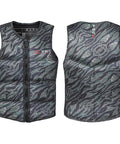 Mens Neoprene Wakesurf Impact Vest For Wake Surf And Skimboard All Watersports Gear Lightweight Flexible Quick Dry Fit For Boating Rafting Surfing XXL, front and back view